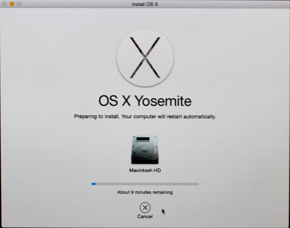 reformat os x yosemite