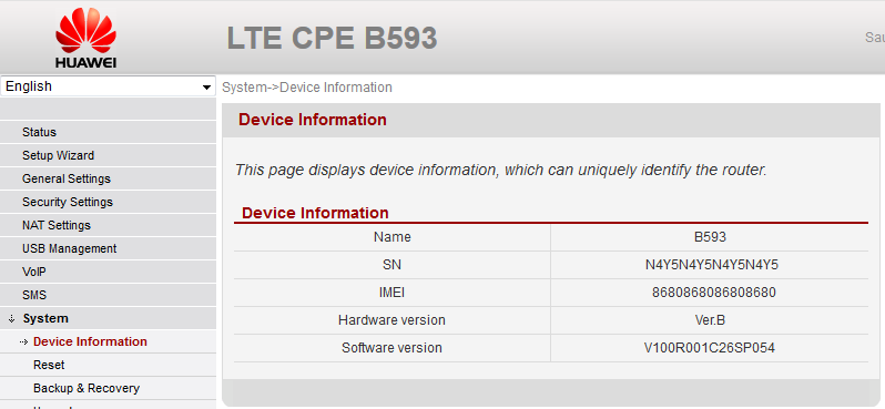 huawei b593 last firmware