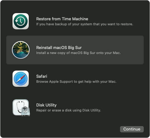 mac high sierra install error cannot unmount disk for repair.