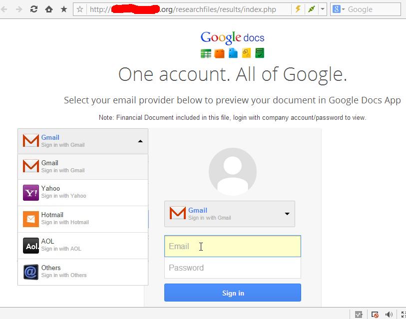 how to detect google drive login