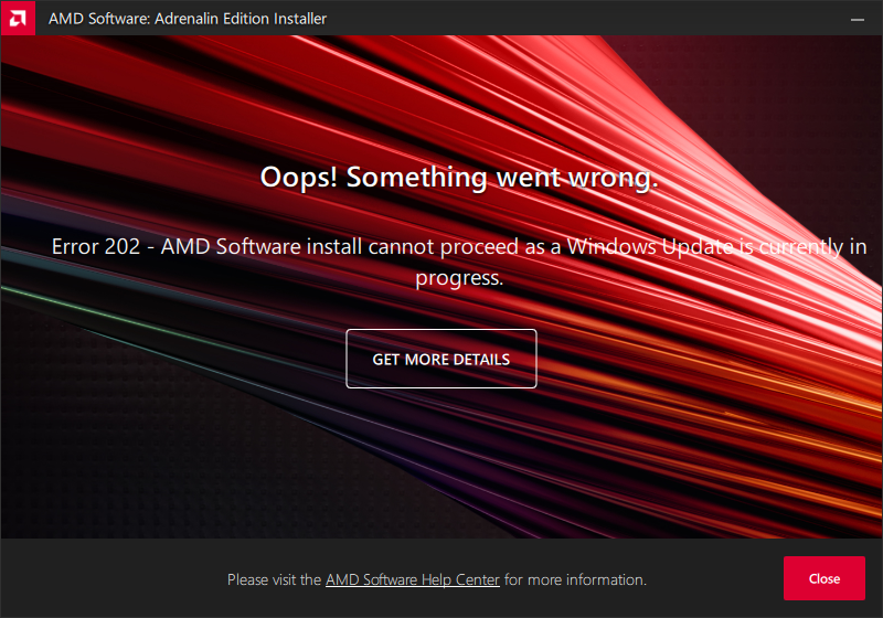 AMD Software Adrenalin Edition Error 202 Hacker s Ramblings