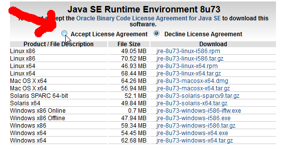 oracle java 64 bit download windows 10